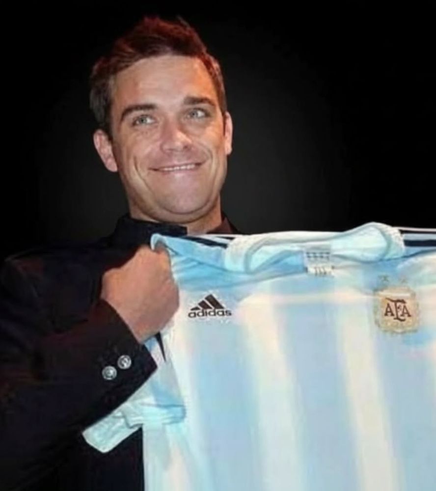 Robbie Williams visitó Argentina en 204 y tuvo un encuentro con Amalia Granata