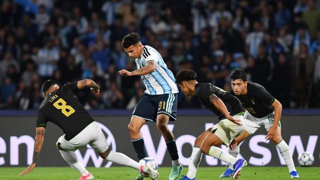 Leonel Flores debutó en la Selección Argentina