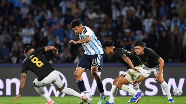 Leonel Flores debutó en la Selección Argentina