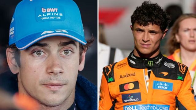Franco Colapinto y Lando Norris.