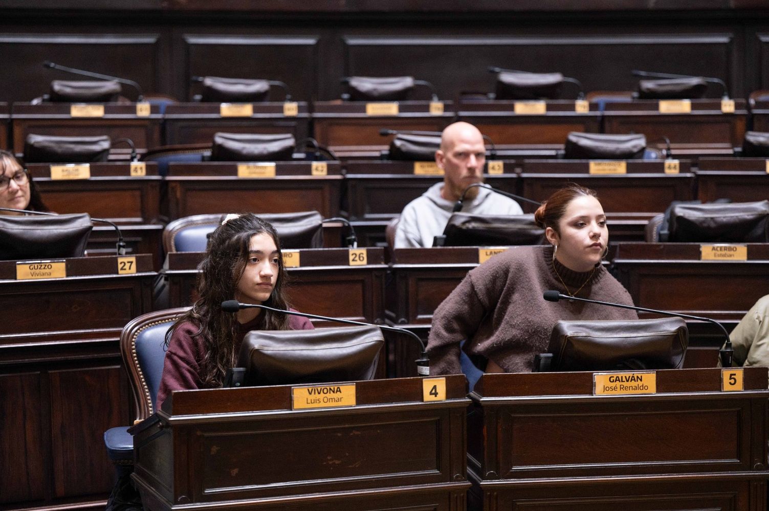 estudiantes de la Secundaria N° 10 de Claromecó