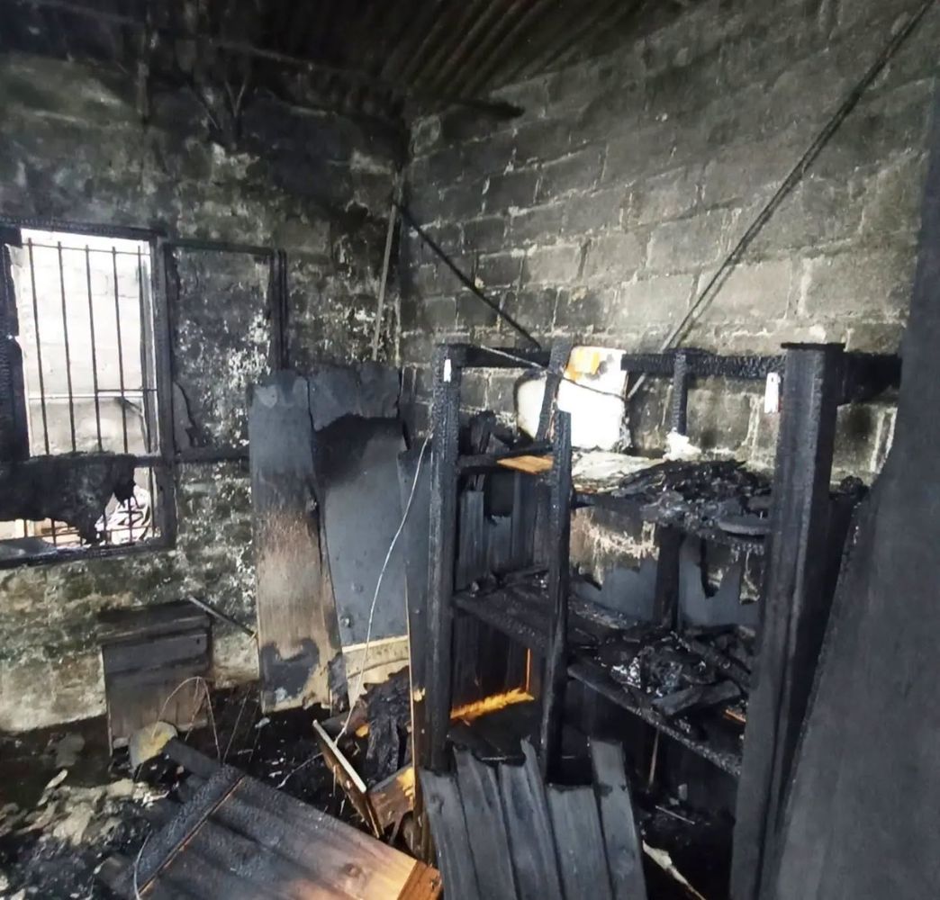 El incendio había comprometido sectores clave de la casa, entre ellos la cocina y el garage.