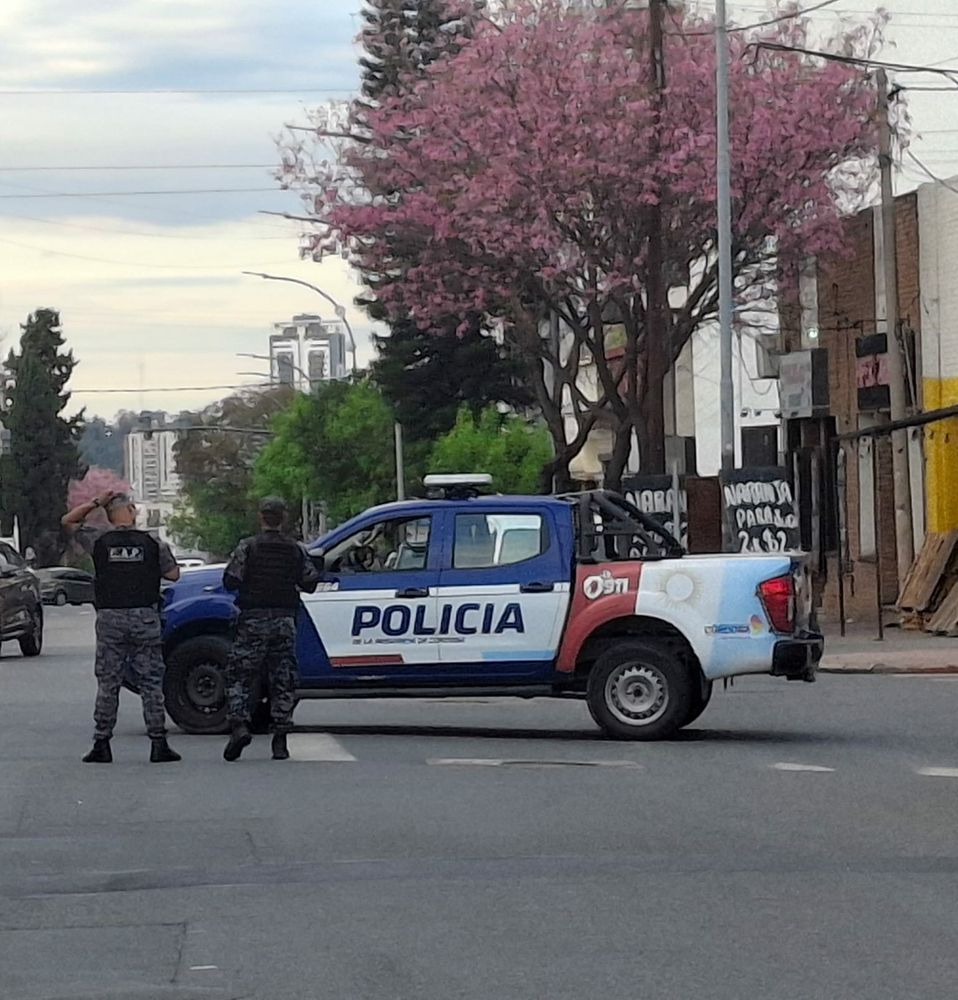 La zona de la tragedia en Córdoba.