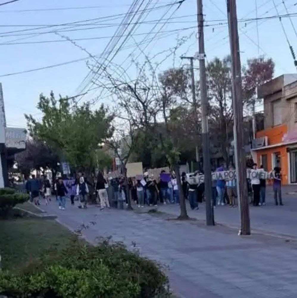 Marcha en La Calera.