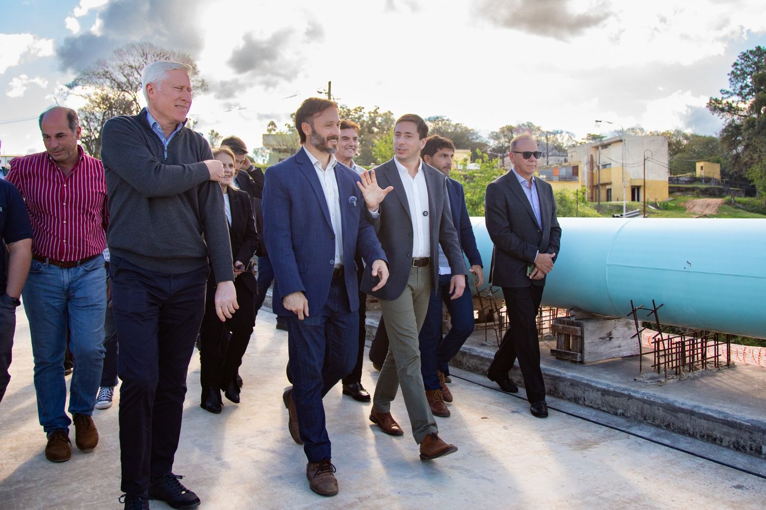 La obra del nuevo sistema de agua potable de Concordia alcanzó un 88% de avance.