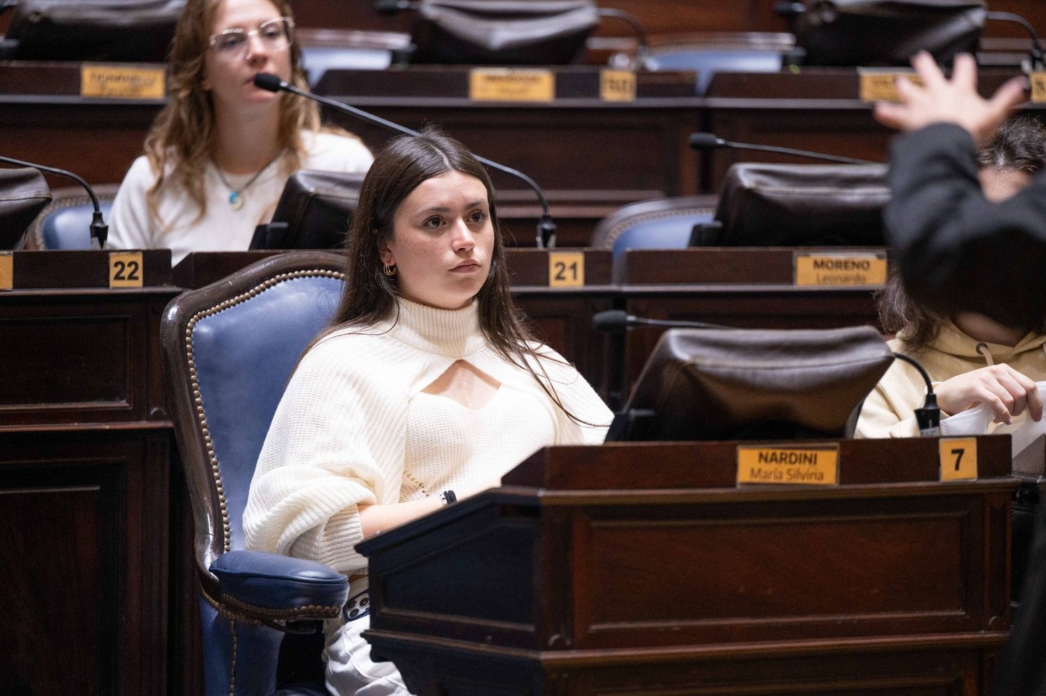estudiantes de la Secundaria N° 10 de Claromecó