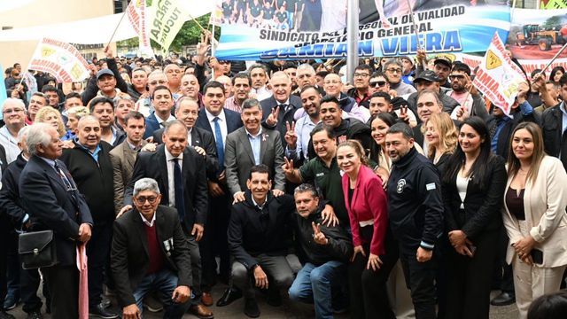 El acto repasó obras, equipos recuperados y el estado de las rutas 157 y 38.
