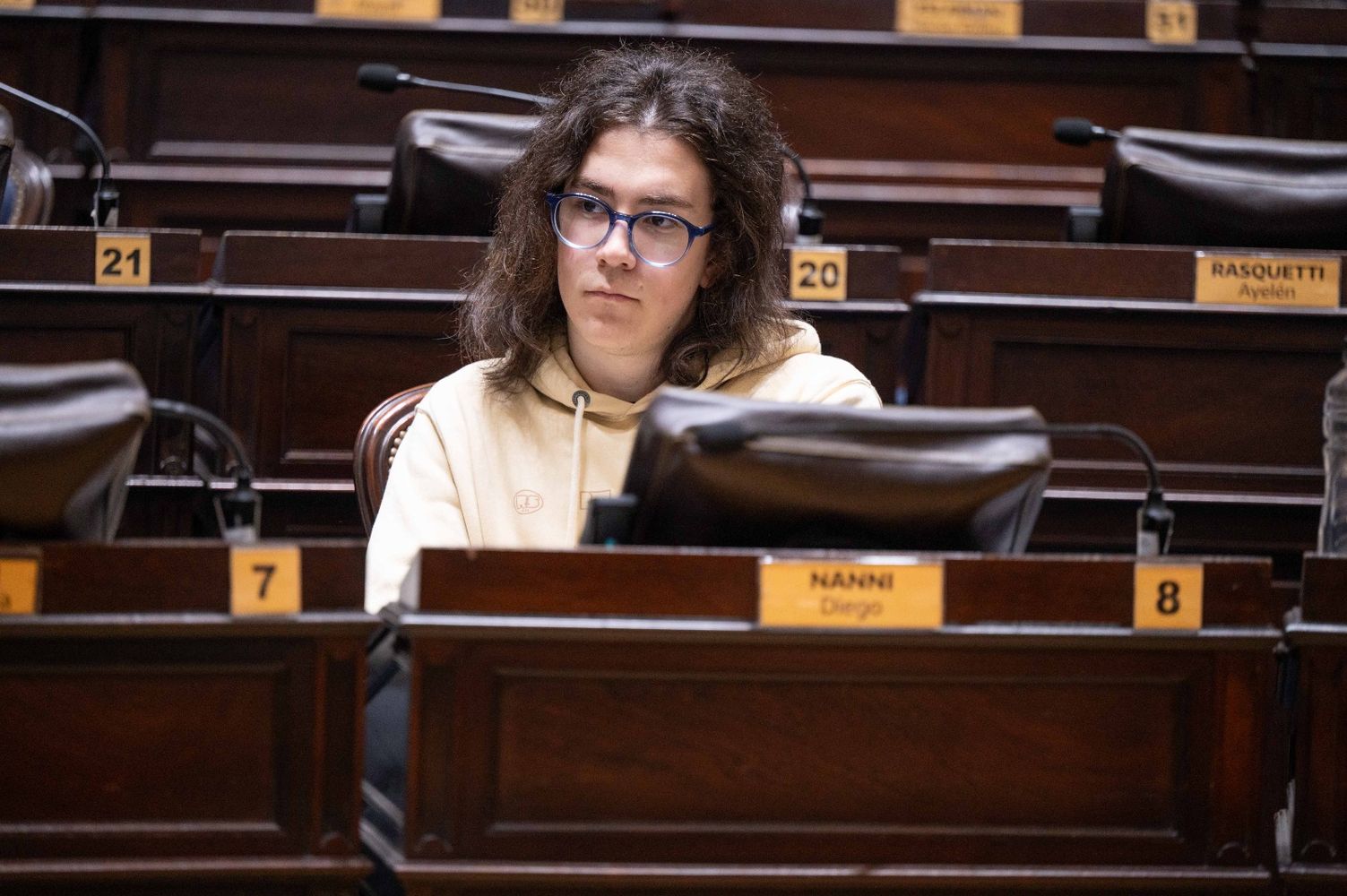 estudiantes de la Secundaria N° 10 de Claromecó