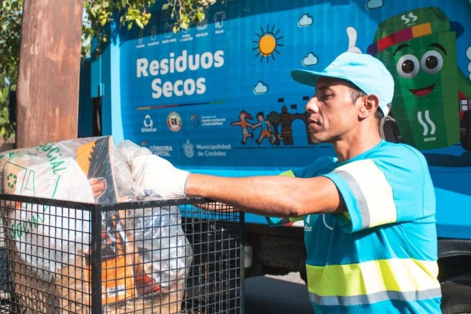 Sin servicio en Córdoba por el Día del Recolector de Residuos.