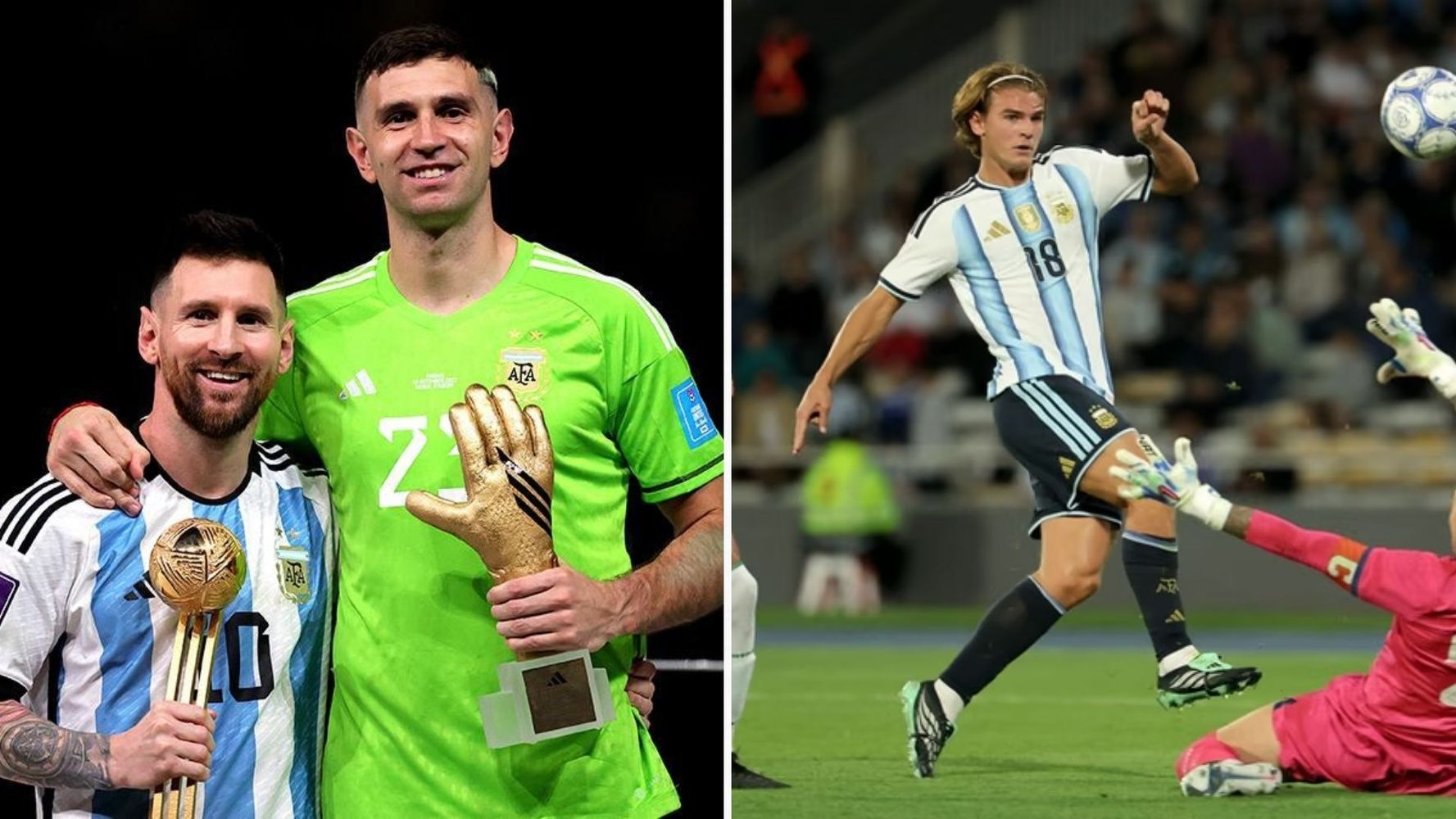 El comentario de "Dibu" Martínez a Nico Paz que enciende rumores sobre su relación con Lionel Messi.
