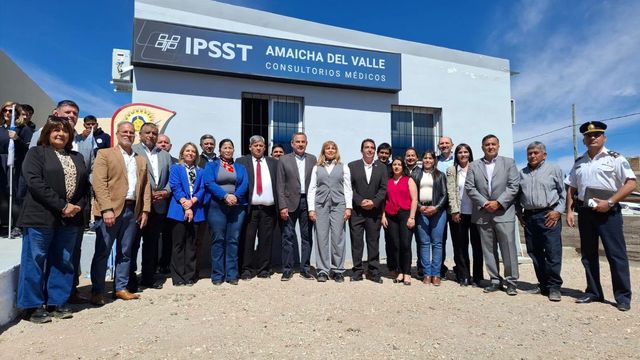 Nuevos consultorios médicos del Instituto de Previsión y Seguridad Social de Tucumán en Amaicha del Valle.