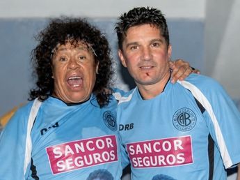 El día que La Mona Jiménez alentó a Belgrano y terminó internado