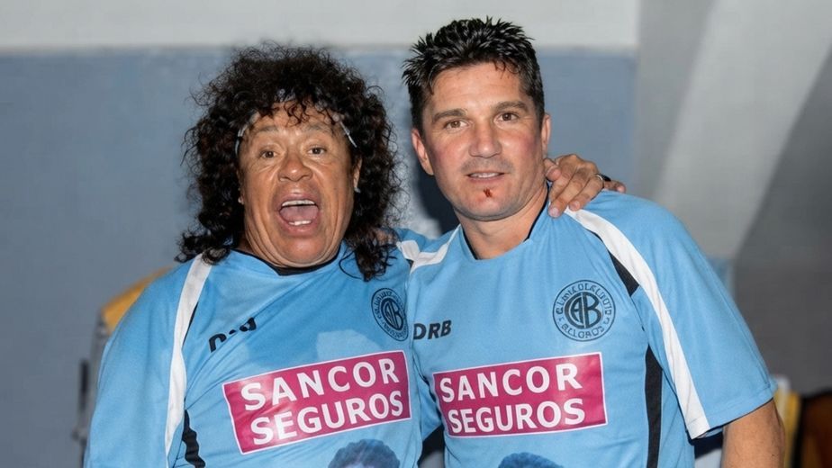 El día que La Mona Jiménez alentó a Belgrano y terminó internado