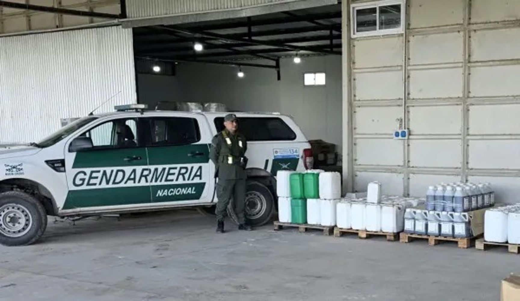 La Justicia Federal de Villa María y Gendarmería Nacional trabajaron en conjunto.