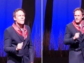Juan Gil Navarro, furioso con el público por el uso de los teléfonos celulares en medio de su obra de teatro