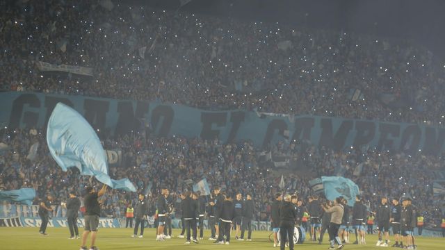 El Gigante y un marco imponente para el banderazo de apoyo a Belgrano, en la previa del clásico ante Talleres.