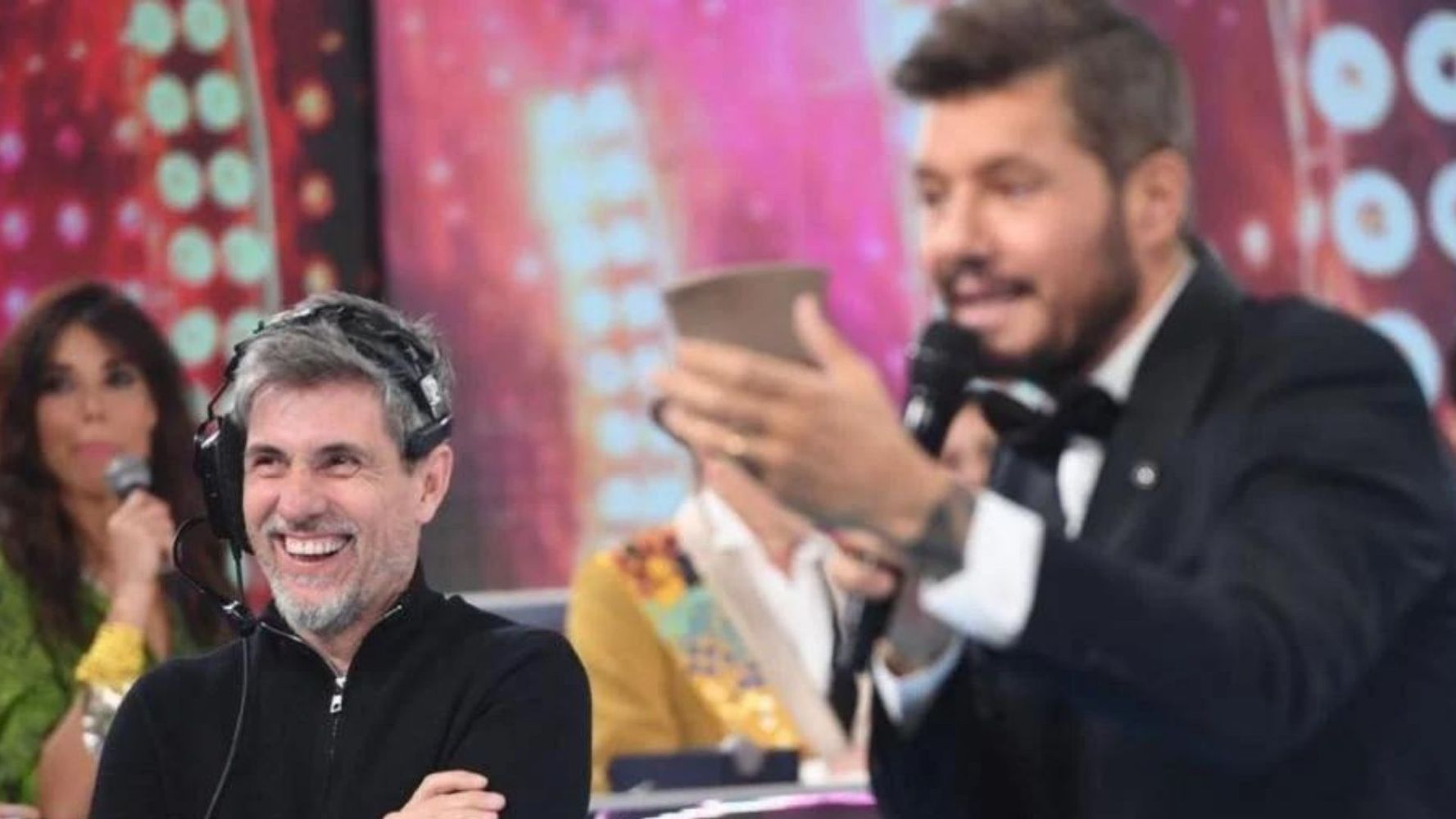 Marcelo Tinelli y Chato Prada.
