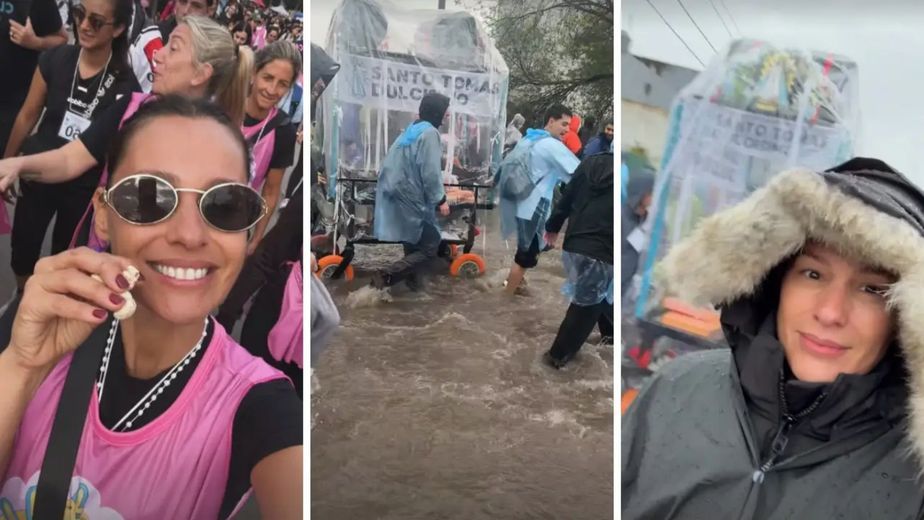 El video de Pampita tras caminar 12 horas: "Se me enfriaron..."