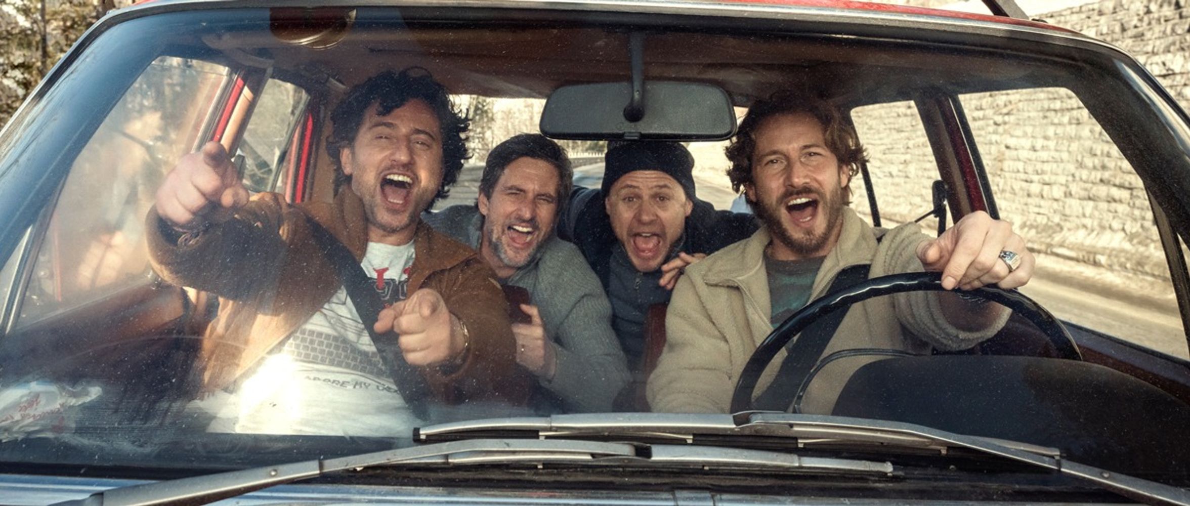 Ulf, Andi, Cem y Erik en la serie.