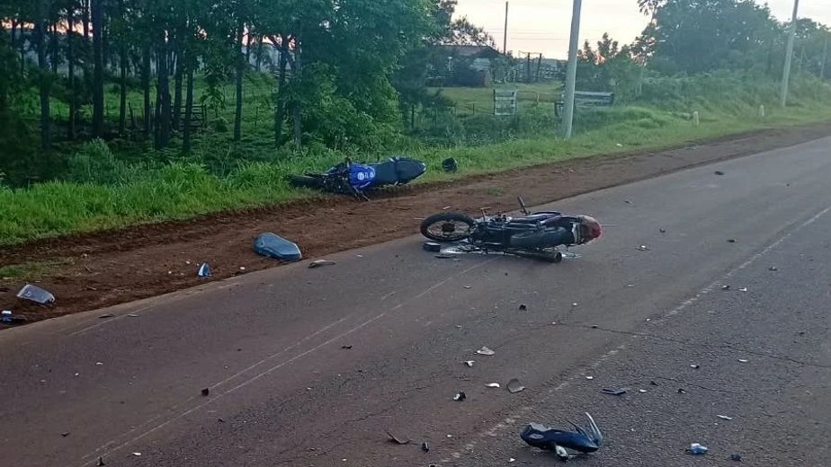 Concepción de la Sierra: murió un hombre tras un choque entre dos motos en la Ruta 201