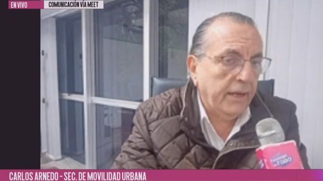 Carlos Arnedo, secretario de Movilidad Urbana, habló sobre el conflicto con las empresas de aplicaciones.
