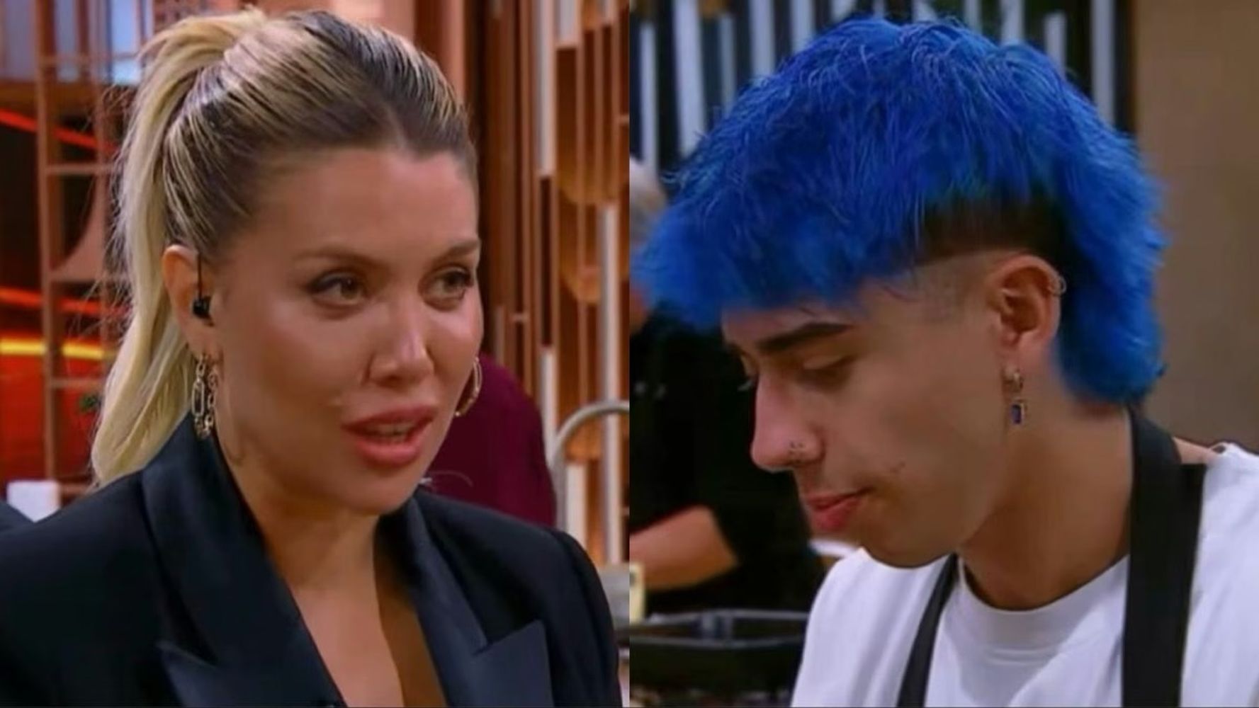 Luck Ra y Wanda Nara.