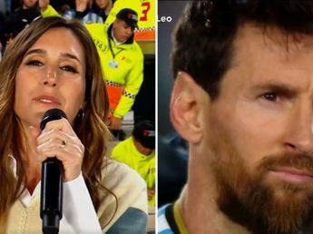Soledad Pastorutti le cantó a Lionel Messi.