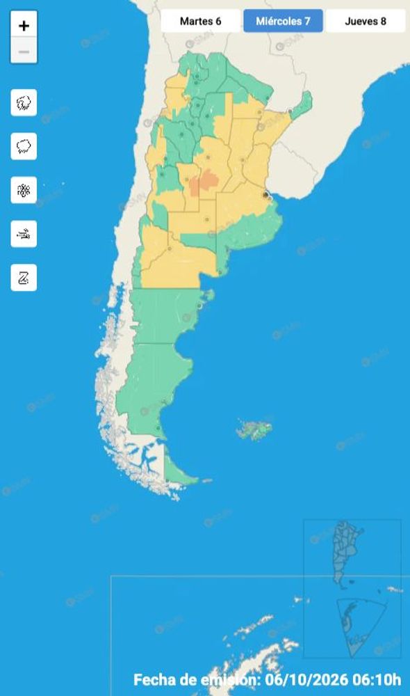 Alerta amarilla.