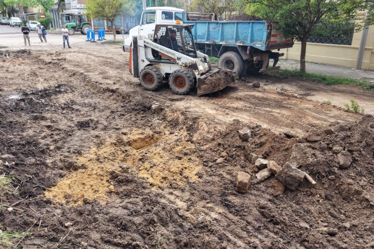 Obra calle Alem