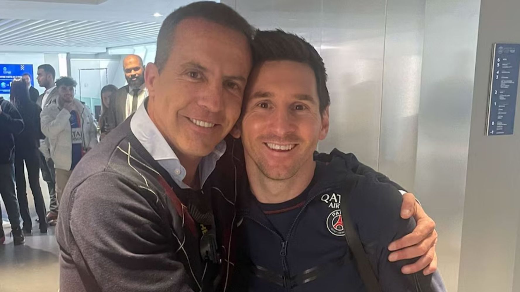 Lionel Messi recibió la visita de Cristóbal Soria, de El Chiringuito.