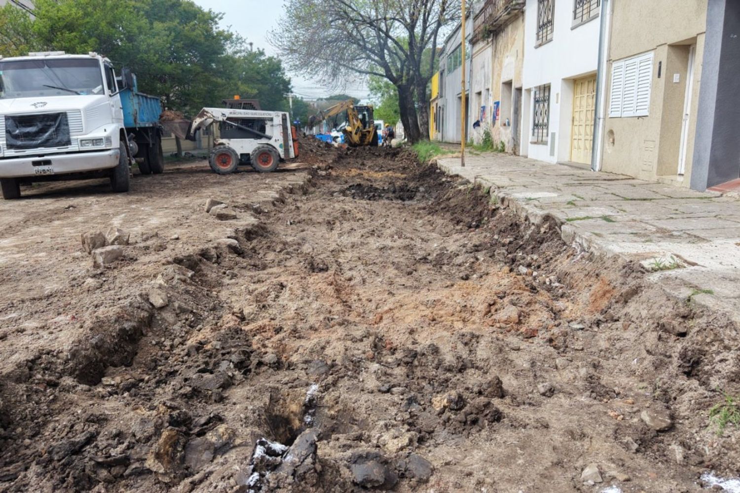 Obra calle Alem