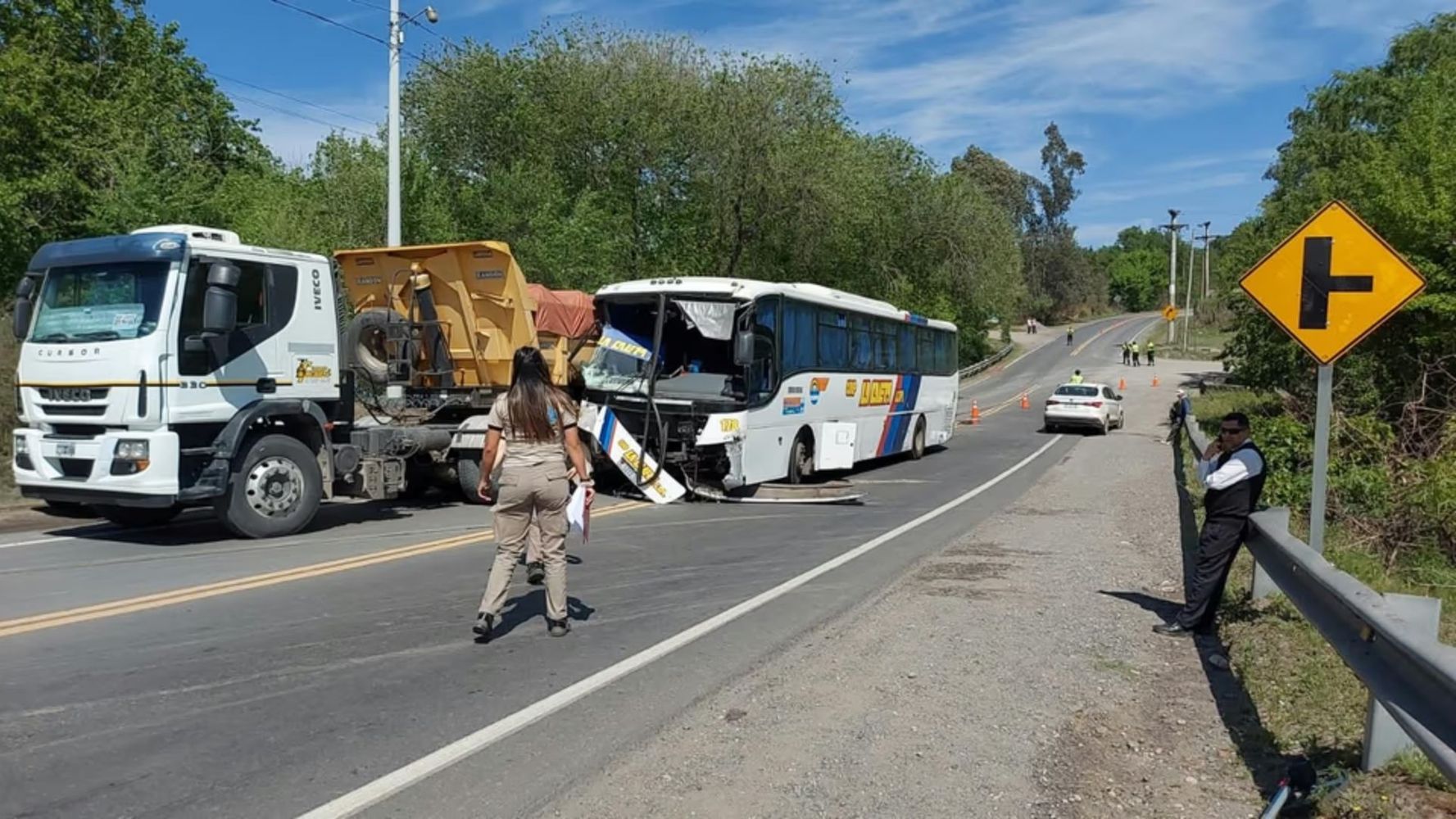Choque en cadena en Córdoba.