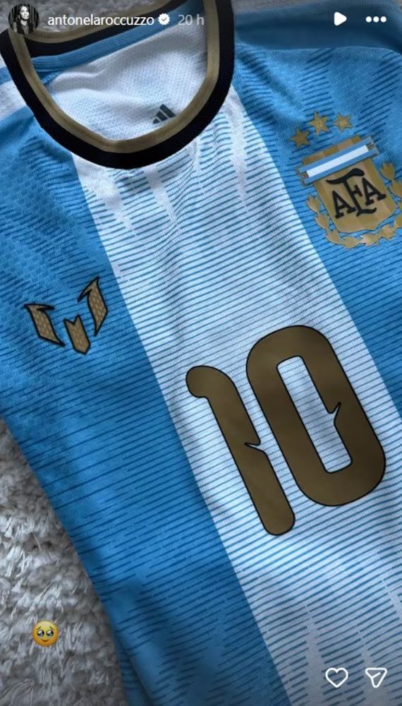 Antonela Roccuzzo se emocionó con la despedida de Messi