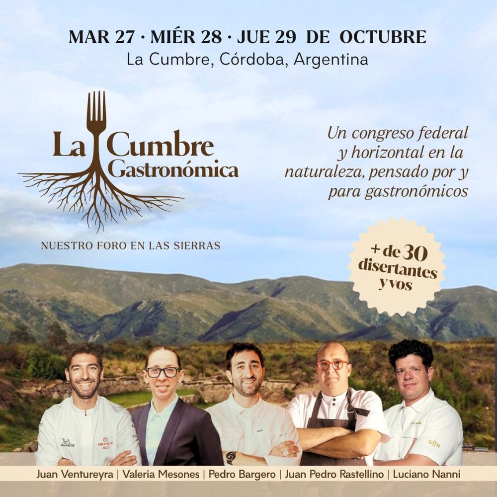 La Cumbre Gastronómica en Córdoba. 