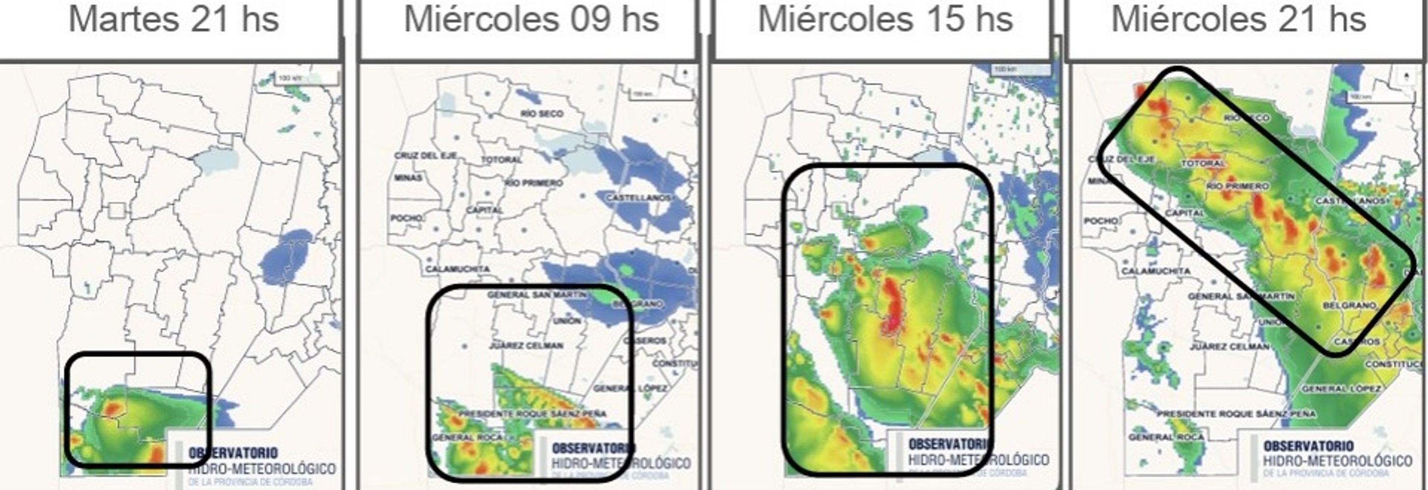 Las precipitaciones iniciarían en la noche de este martes 6 de octubre.