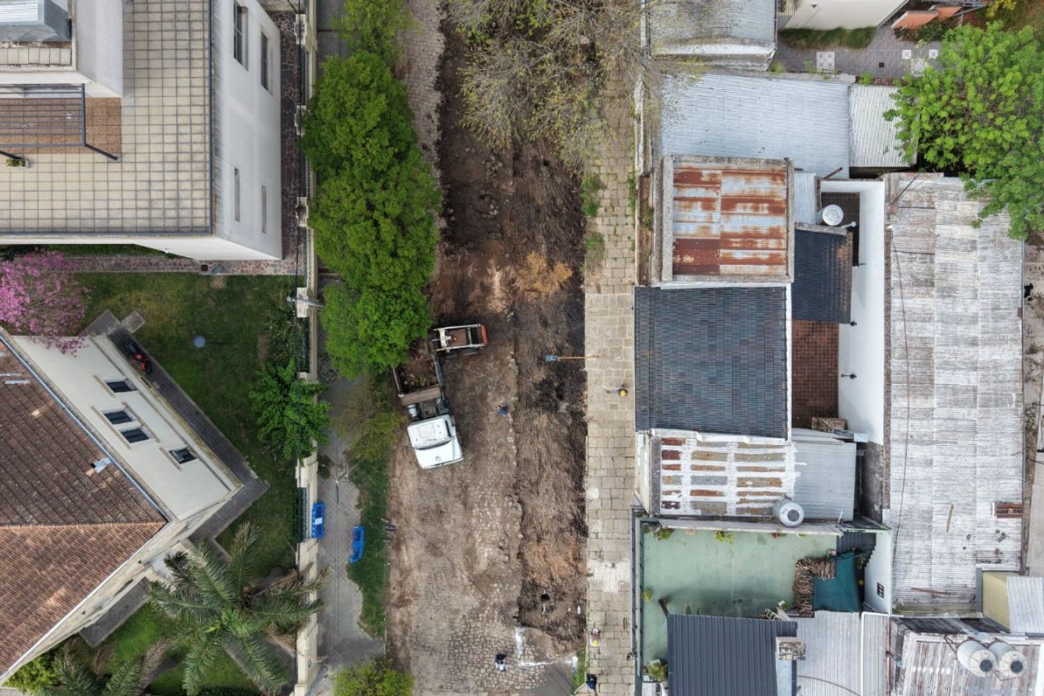 Obra calle Alem
