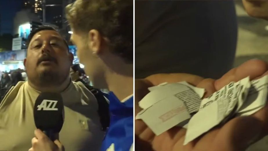 El drama de un hincha que se quedó afuera de la despedida