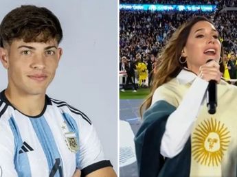 No se vio en TV: el insólito pedido de Agustín Giay a Soledad Pastorutti en la despedida de Messi