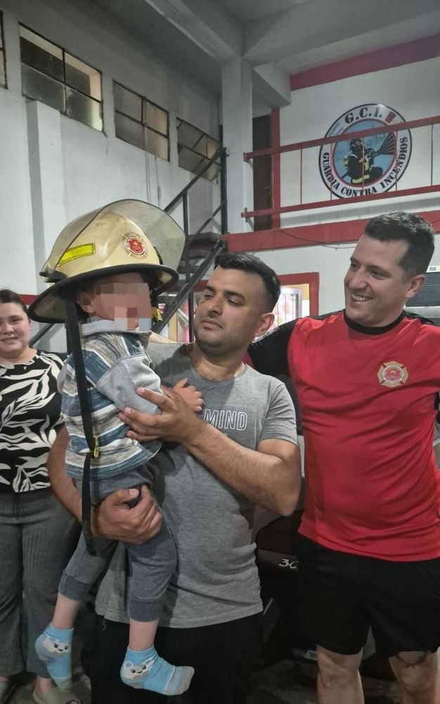 Los Bomberos de Córdoba le salvaron la vida.