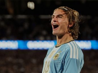 Nico Paz calcó el primer gol de Lionel Messi en la Selección: la increíble coincidencia que se hizo viral