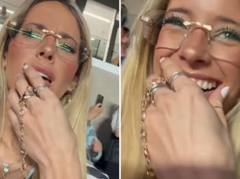 La reacción de Zoe Bogach, exparticipante de Gran Hermano, en la despedida de Lionel Messi al enterarse quién es "Chiqui" Tapia