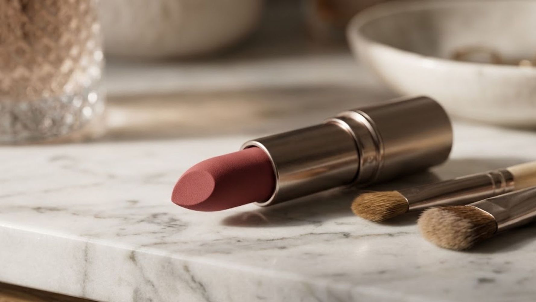 Este rosa apagado es una de las mejores opciones para maquillajes diarios u ocasiones especiales.