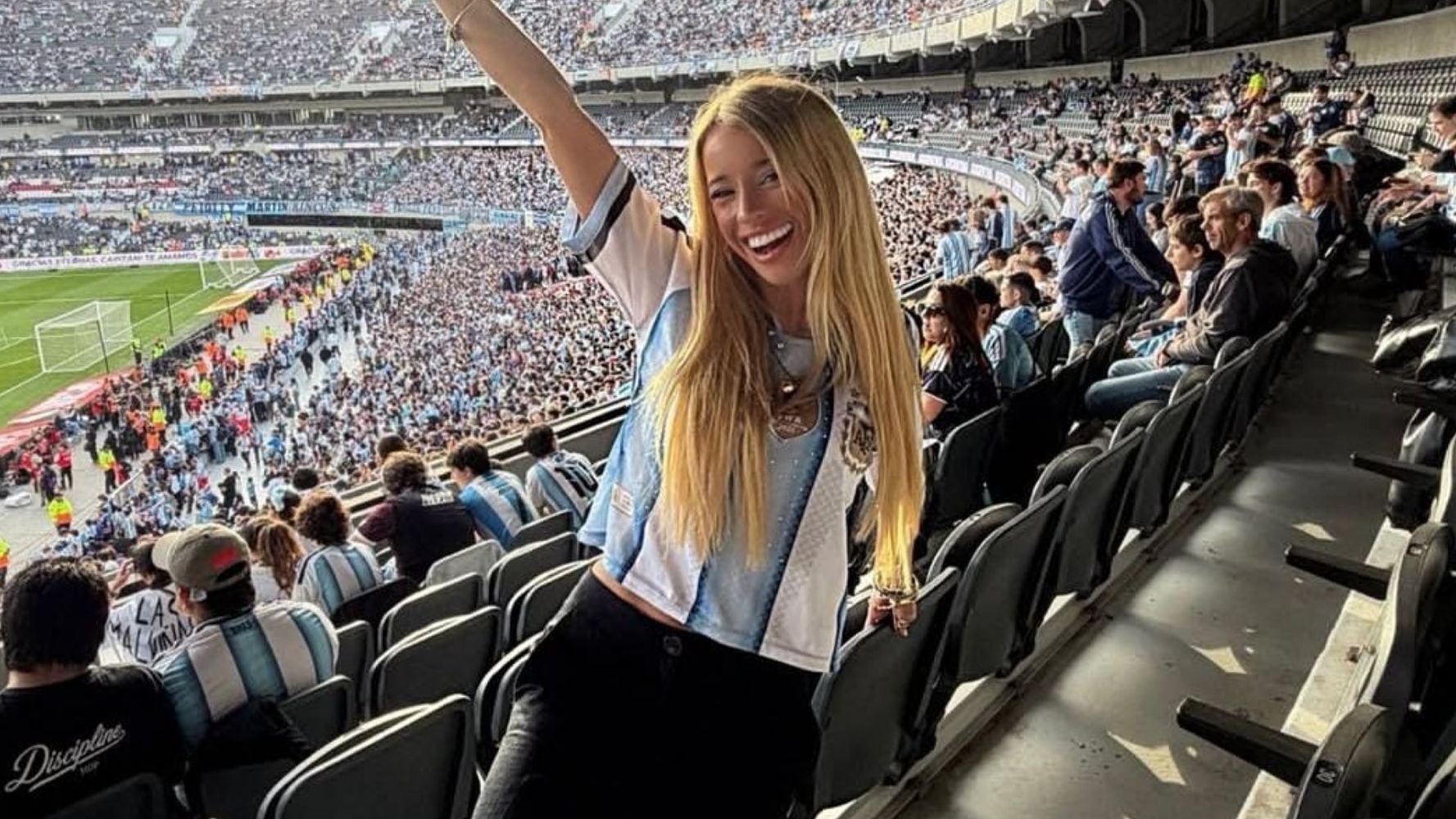 Zoe Bogach asistió al partido despedida de Lionel Messi.