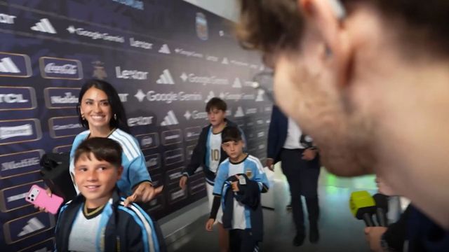 El gesto de la familia Messi con Davo Xeneize.