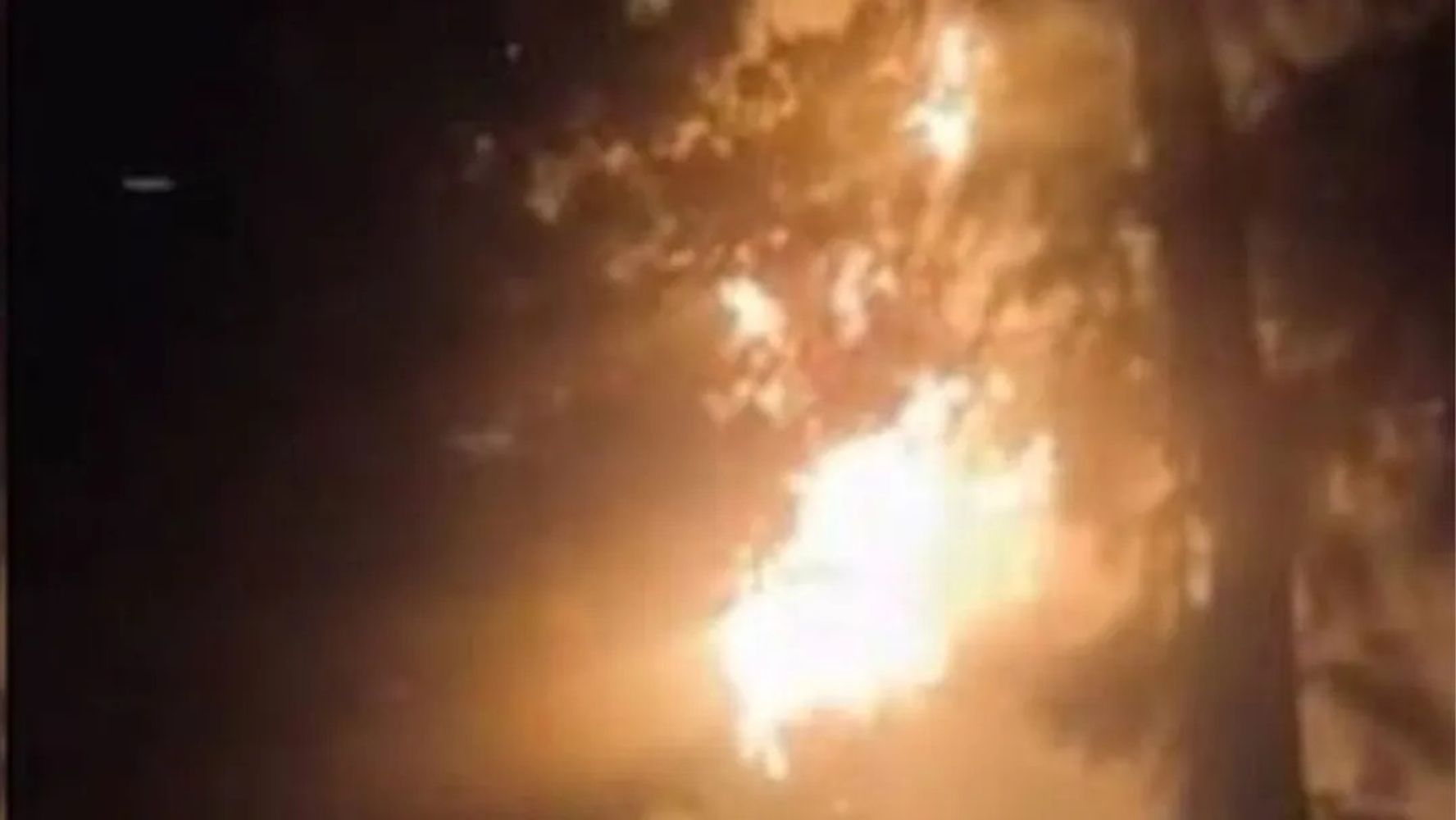 Fuego en Villa Quilino.