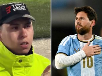 El guardia de seguridad que se emocionó en la despedida de Lionel Messi dio detalles de cómo fue la situación: "Esa noche no pude dormir"