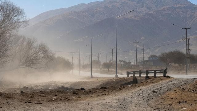 Las ráfagas intensas alcanzarían a distintos puntos de la provincia.