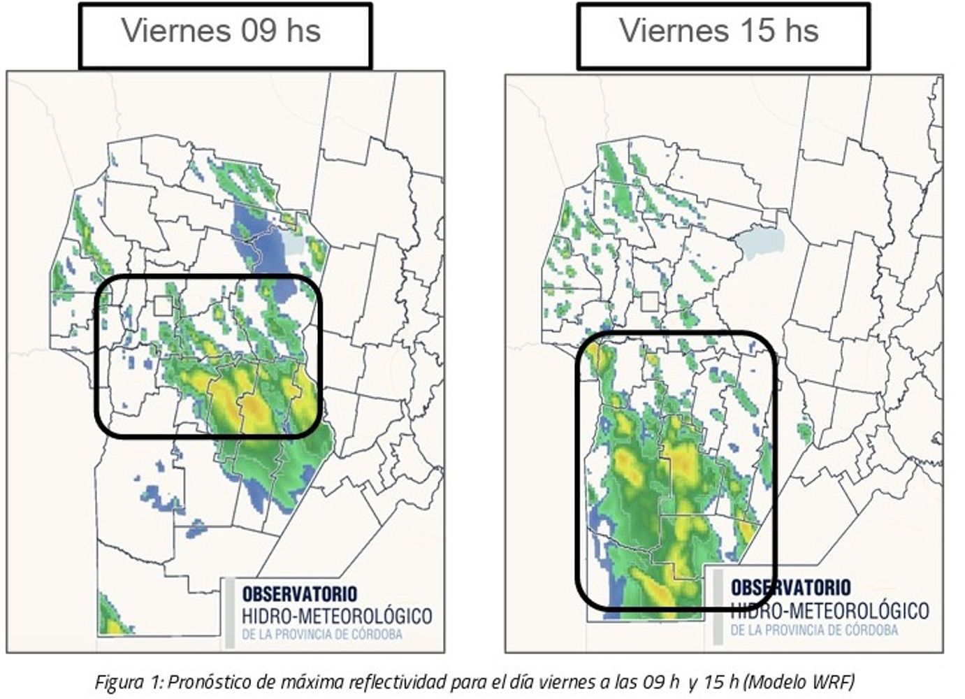 El informe del clima para este viernes 9 de octubre en Córdoba.