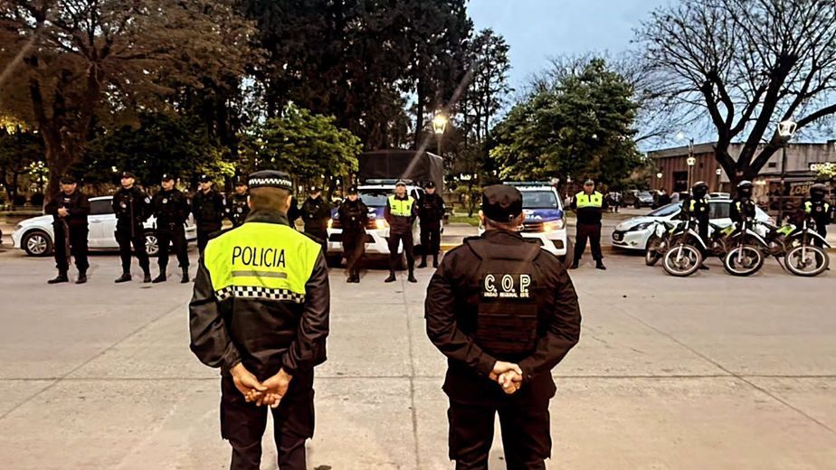 Móviles, motoristas e Infantería recorrieron Alderetes en un operativo preventivo