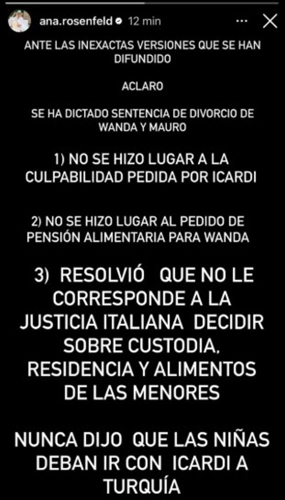 Divorcio de Mauro Icardi y Wanda Nara